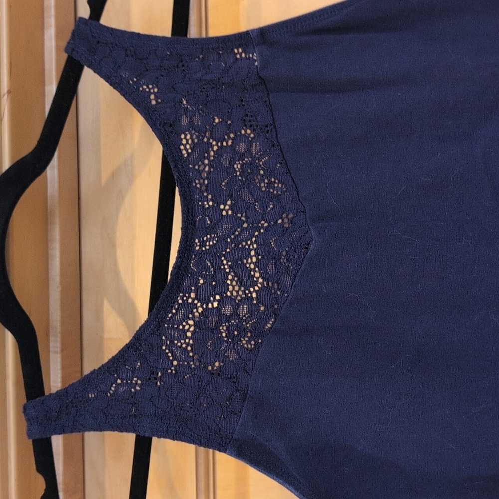 Express purple peplum tank